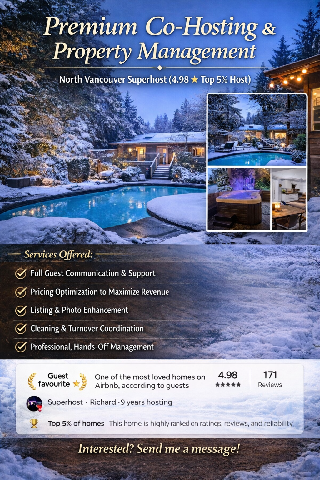 Award-winning North Vancouver property managed by Zen Hosting Co.